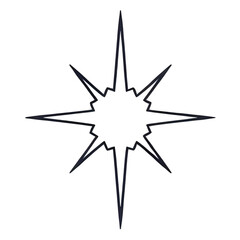 black and white compass