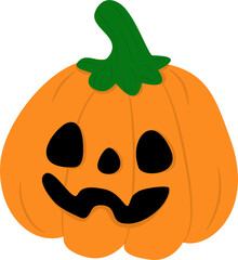 Freshly Carved Jack-o-Lantern Pumpkin