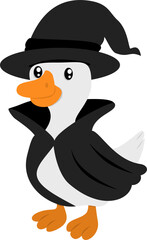 Halloween Goose Witch