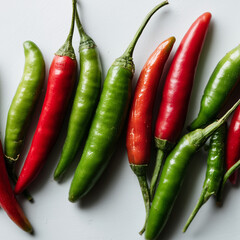 red hot chili peppers, bird&rsquo;s eyes chilli, Thai