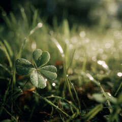 clover in the grass