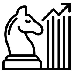 Business Strategy icon in vector illustration