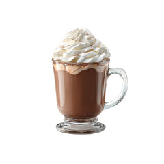 Delicious Hot Chocolate with Whipped Cream and Cinnamon