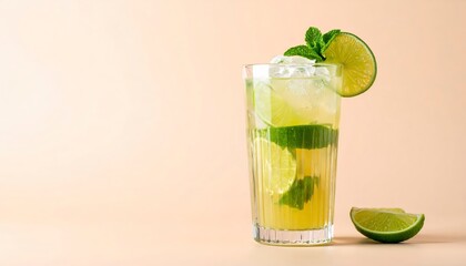 Fototapeta premium Refreshing Cocktails: Mojito, Margarita, Gin and Tonic, and more