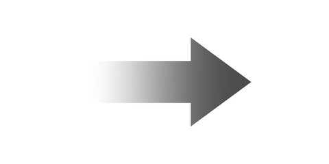 transparent black arrow isolated on white background png