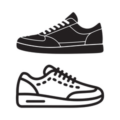 sport shoes isolated on white