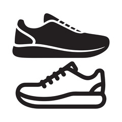 sport shoes isolated on white