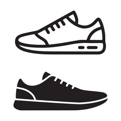 sport shoes isolated on white background