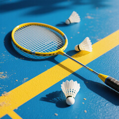 a badminton racket