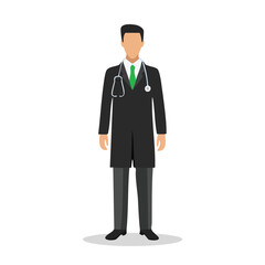 Obraz premium Professional Doctor: Formal Portrait, Medical Icon