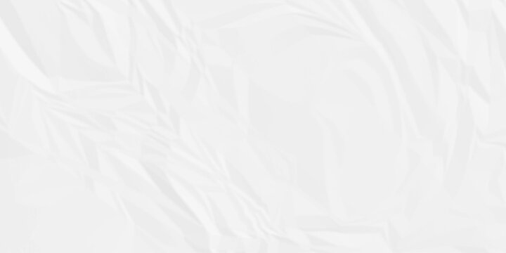 Paper texture background, Old paper background ripple soft white pattern wave crumple. Crushed and creased soft paper. Abstract wrinkle effect grunge and rough backdrop vintage page.	
