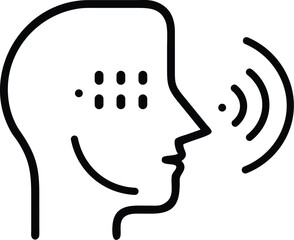 Speech recognition icon design