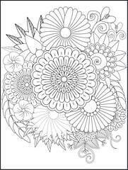 Abstract geometric shapes and lines design