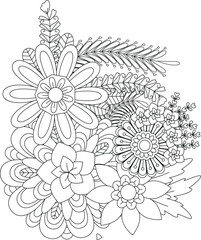 Abstract geometric design with bold colors