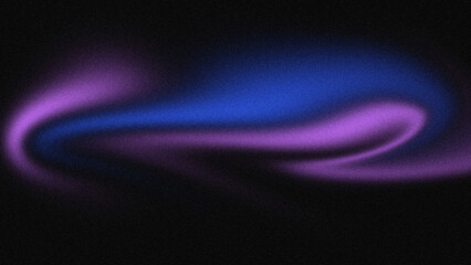 Swirling gradients of purple and blue on black