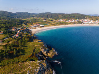 Fototapeta premium Puerto de Lage en A Coruña, Galicia