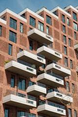 Aarhus Building with Asymmetric Balconies and Stepped Floors