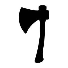 Silhouette vector axe icon symbol graphic design for micro stock sites