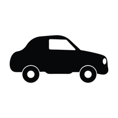 Silhouette vector design of a classic car ideal for micro stock sites