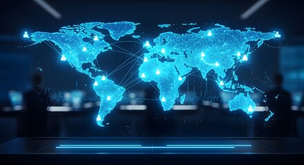 Global Digital Network Overlay with Connected Nodes in a Modern Control Room Environment