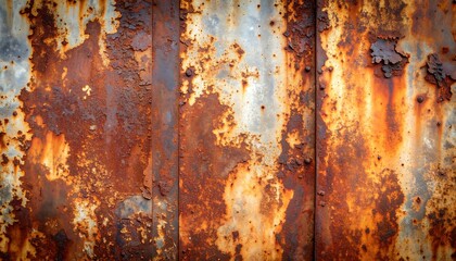 Rusted metal sheet texture