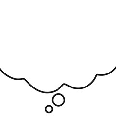 speech bubble Fluffy simple illustration
吹き出し　ふわふわ　シンプル