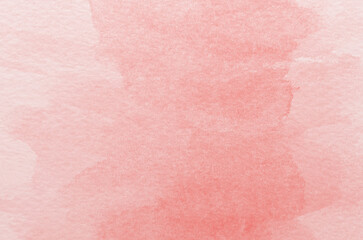 Red watercolor brush texture, may be used as background