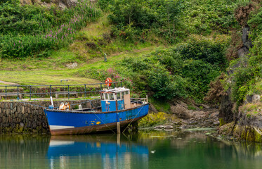 Naklejka premium The ancient port of Amwlch Anglesey