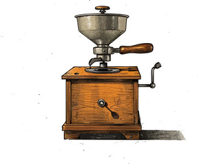 old coffee grinder