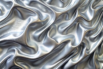 silver texture background with metalic  foil smooth finishing