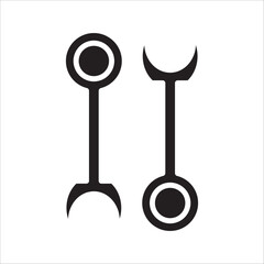 icon setting, Black settings icon, Cogwheel symbol, Gear wheel vector   icon for use in any purpose.