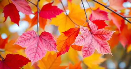 potrait transparent pastel-colored hd leaves in soft shades, Generative AI