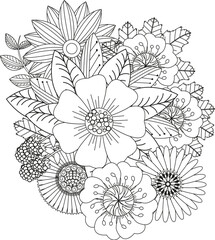 Abstract geometric design with vibrant color palette