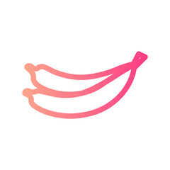 banana gradient icon
