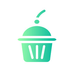 cupcake gradient icon