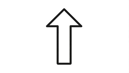 Simple upward pointing arrow (1)