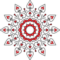 Traditional and Modern Mandala Design