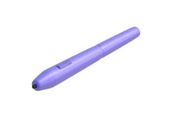 Digital drawing pen isolated on white background. 3d render