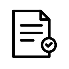 document with checkmark