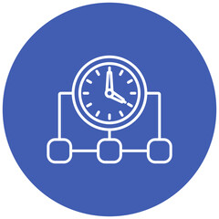 Time distribution Icon