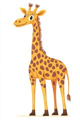 Obraz premium giraffe cartoon illustration