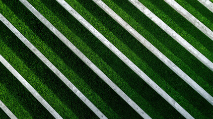 green striped background
