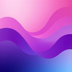An abstract background with smooth, flowing waves in shades of pink, purple, and blue.