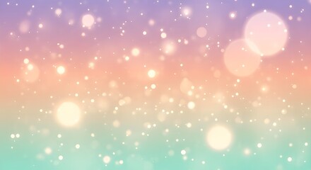 Soft Pastel Gradient Bokeh Background With Tiny Sparkling Lights image photo