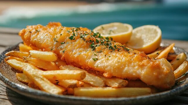 fish and chips australian food video