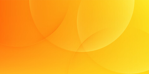 minimalist banner Abstract Yellow Orange Gradient Circle Background. Futuristic technology concept