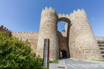 Puerta del alcazar de la ciudad de Avila