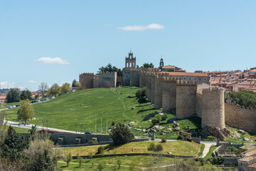 Panorramica de las Murallas de la ciudad de Avila