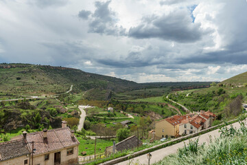Vistas de Sepulveda en la provincia de Segovia.