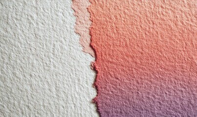 A white wall with a pink and purple line on it